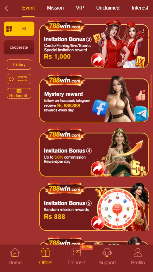 788win Game Events