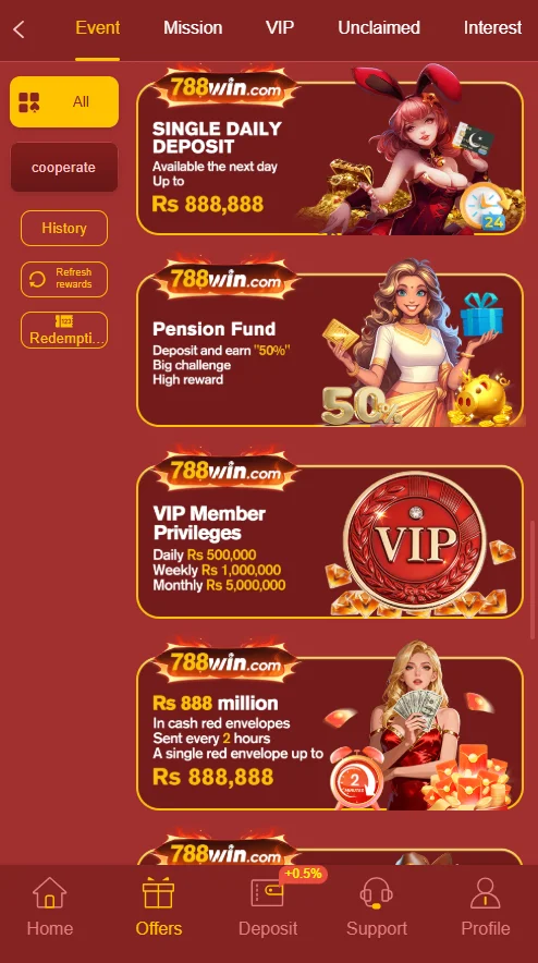 788win Game Events